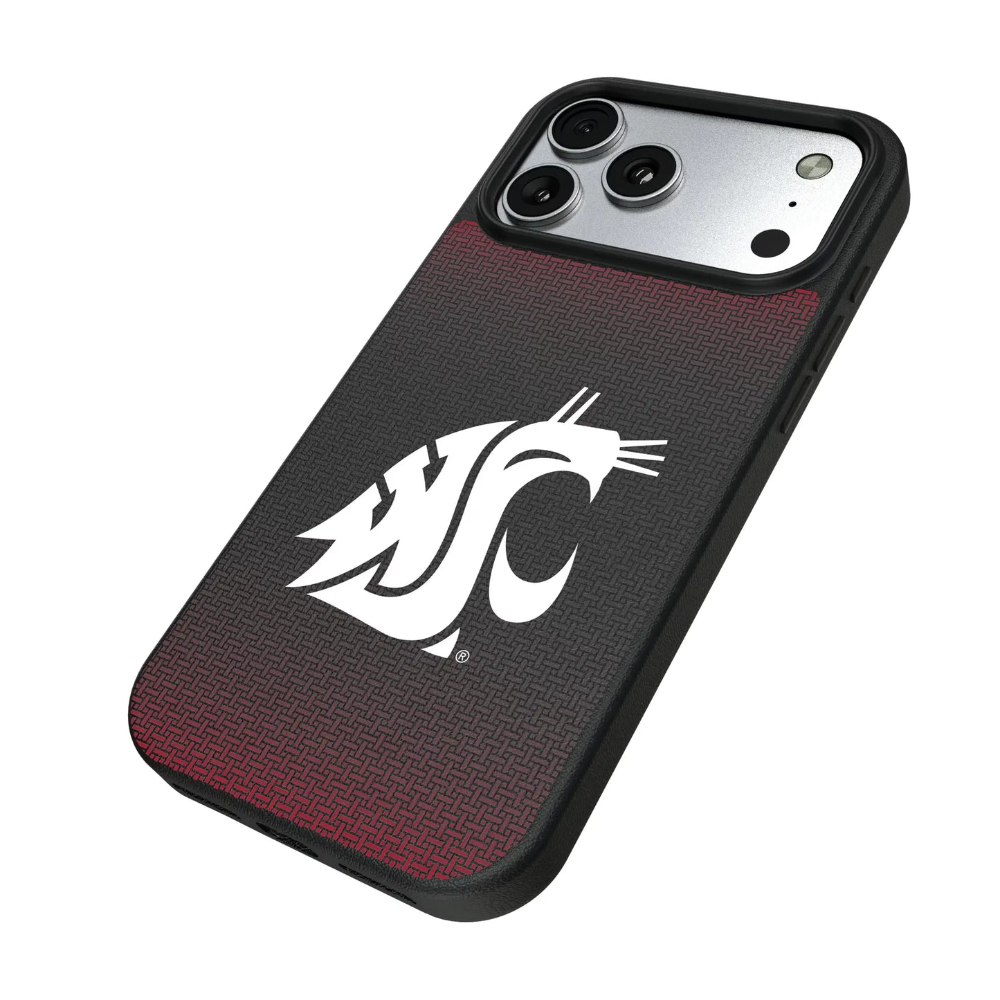 Washington State University Cougars Linen MagSafe Compatible Phone Case for Apple iPhone