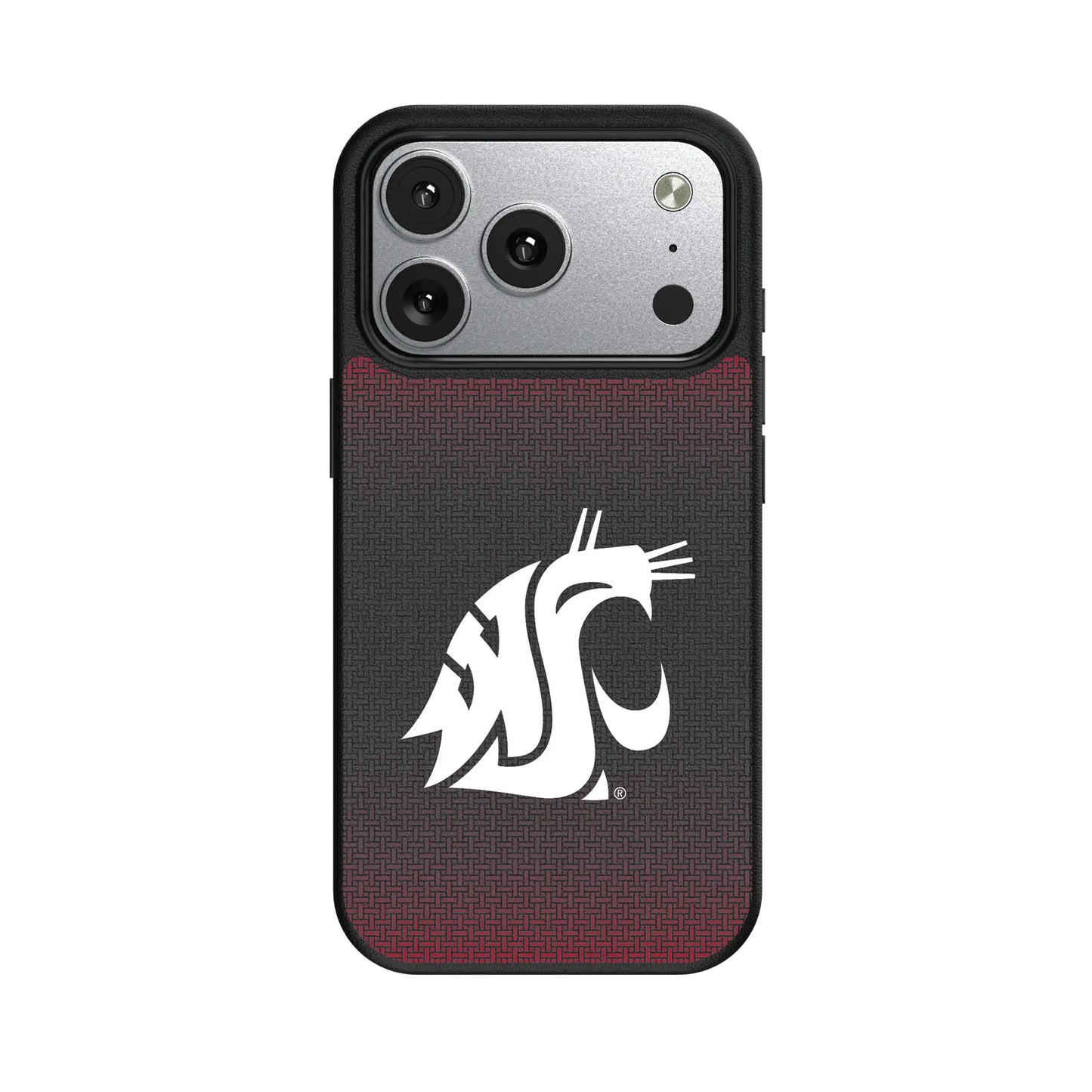 Washington State University Cougars Linen MagSafe Compatible Phone Case for Apple iPhone