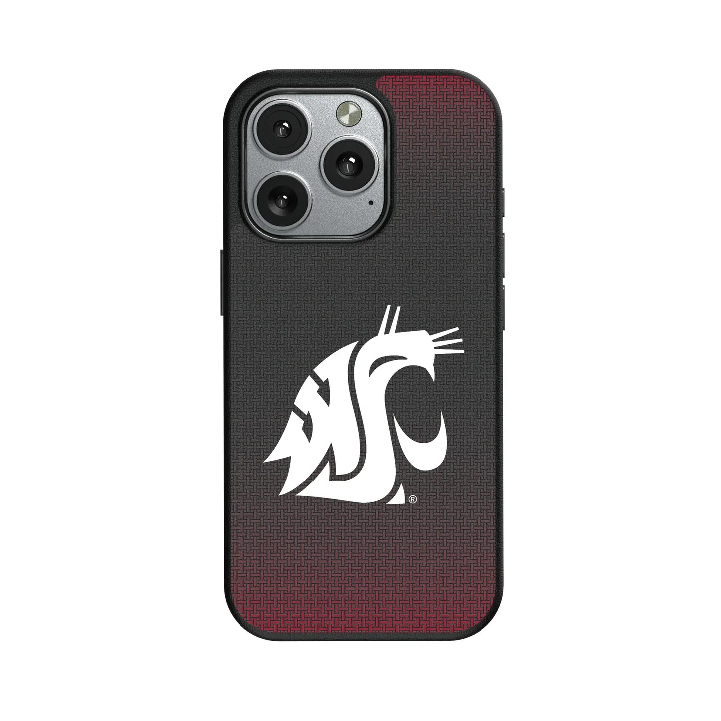 Washington State University Cougars Linen MagSafe Compatible Phone Case for Apple iPhone