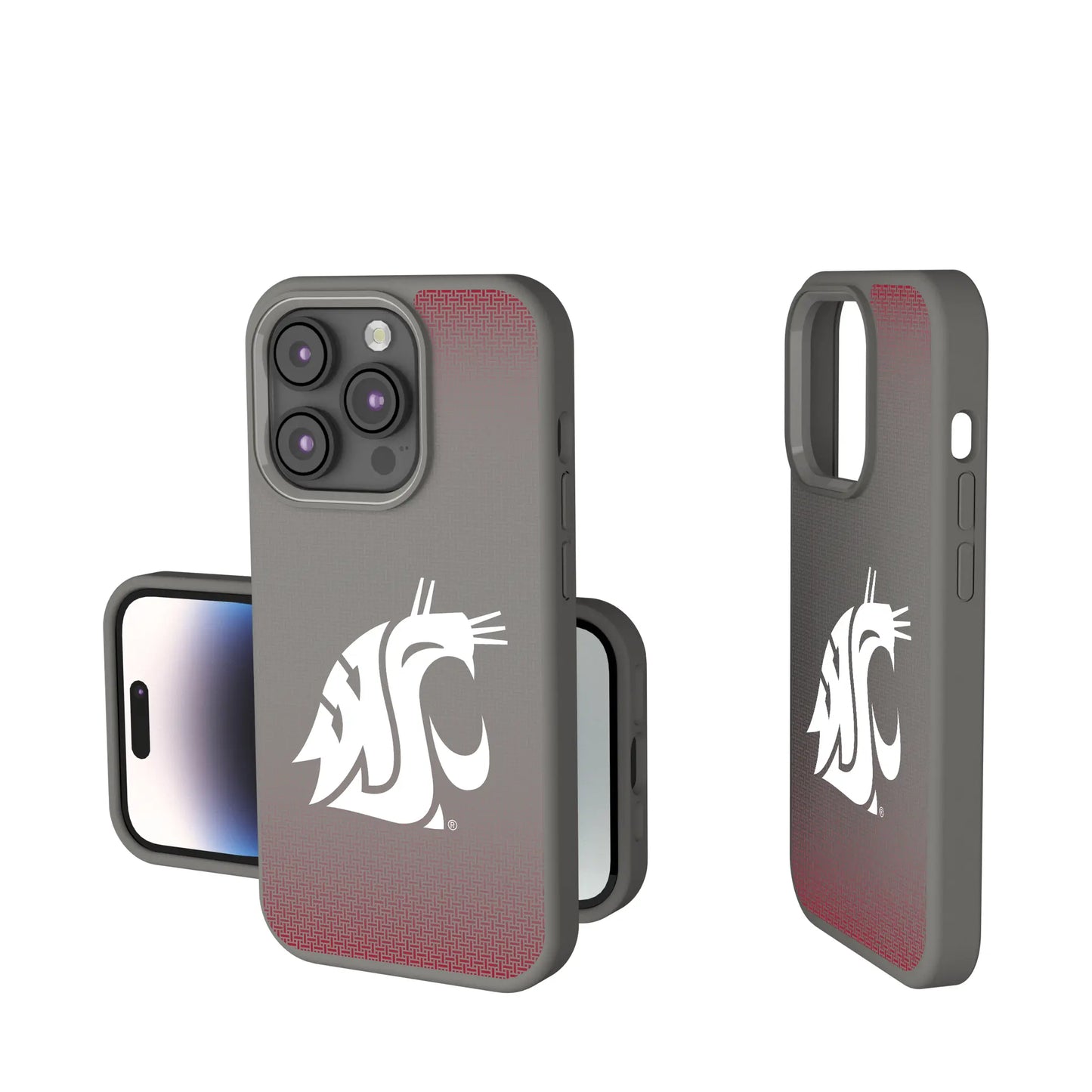 Washington State University Cougars Linen Soft Touch Phone Case for Apple iPhone