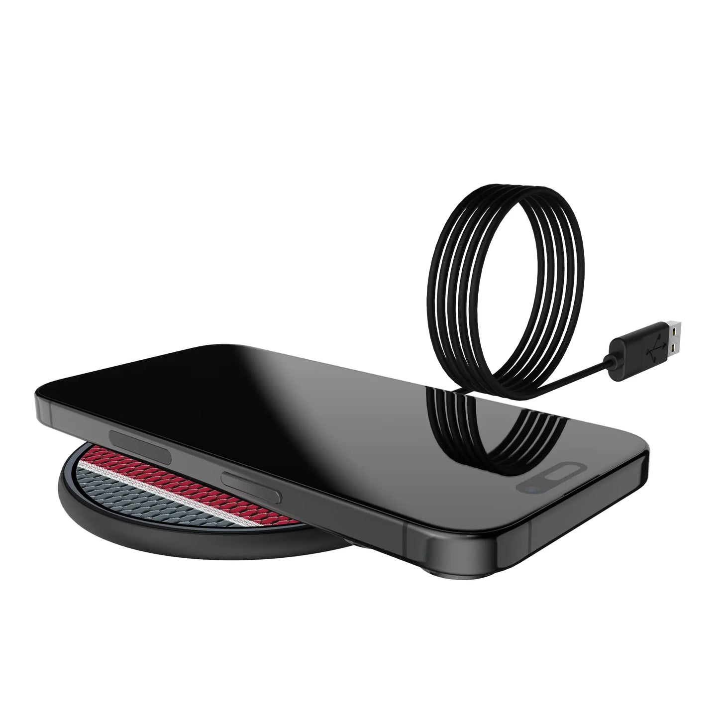 Washington State University Cougars Mesh 15-Watt Wireless Charger