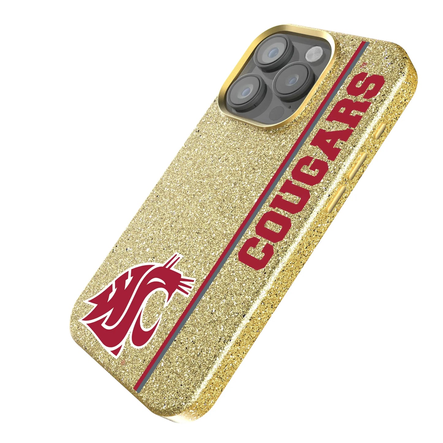 Washington State University Cougars Sidebar Bling Phone Case for Apple iPhone