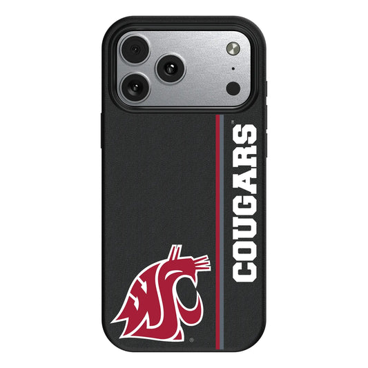 Washington State University Cougars Sidebar MagSafe Compatible Phone Case for Apple iPhone