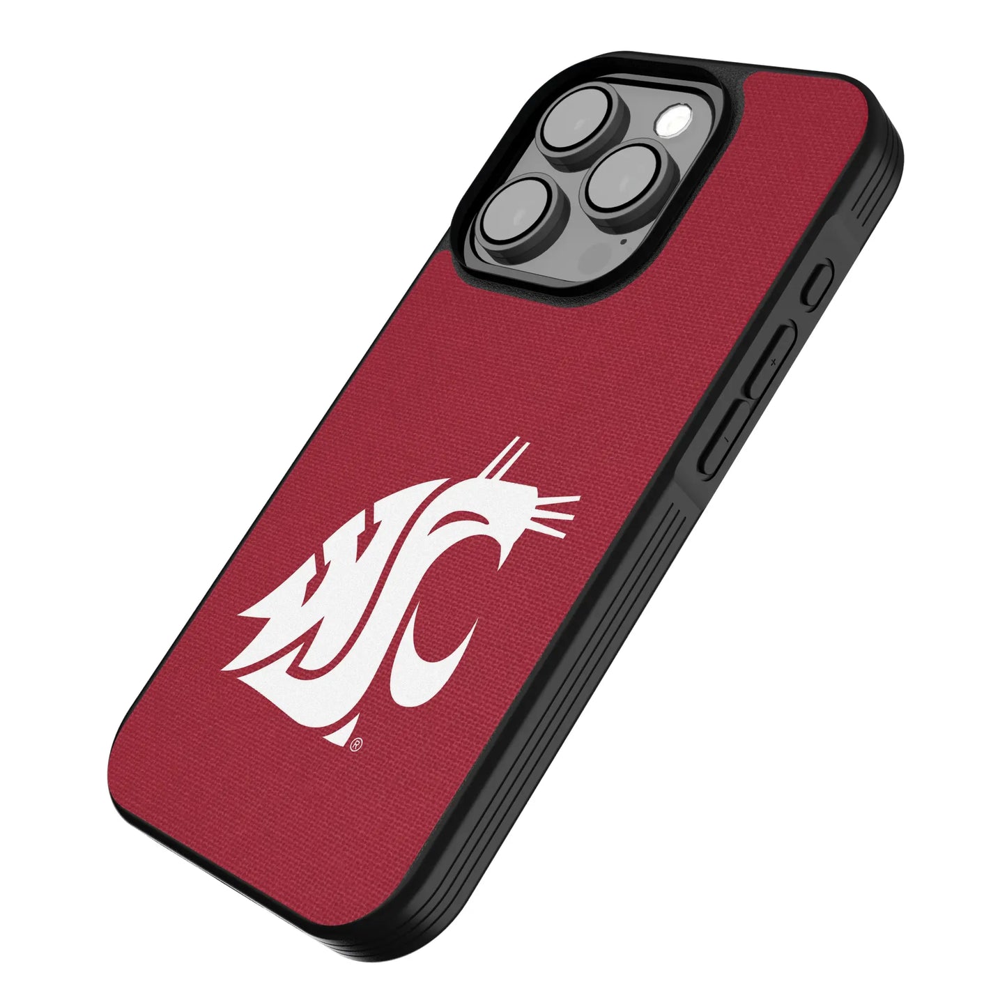 Washington State University Cougars Solid Bump Phone Case for Apple iPhone