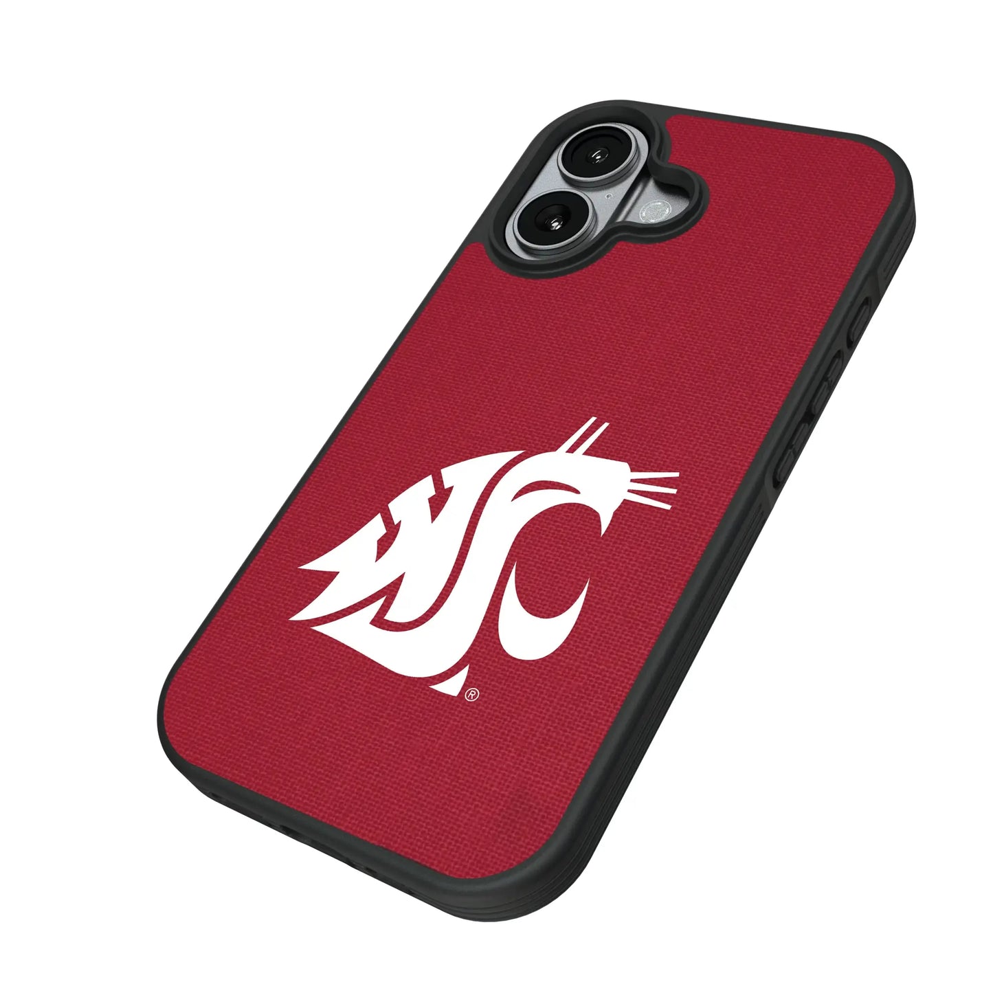Washington State University Cougars Solid Bump Phone Case for Apple iPhone