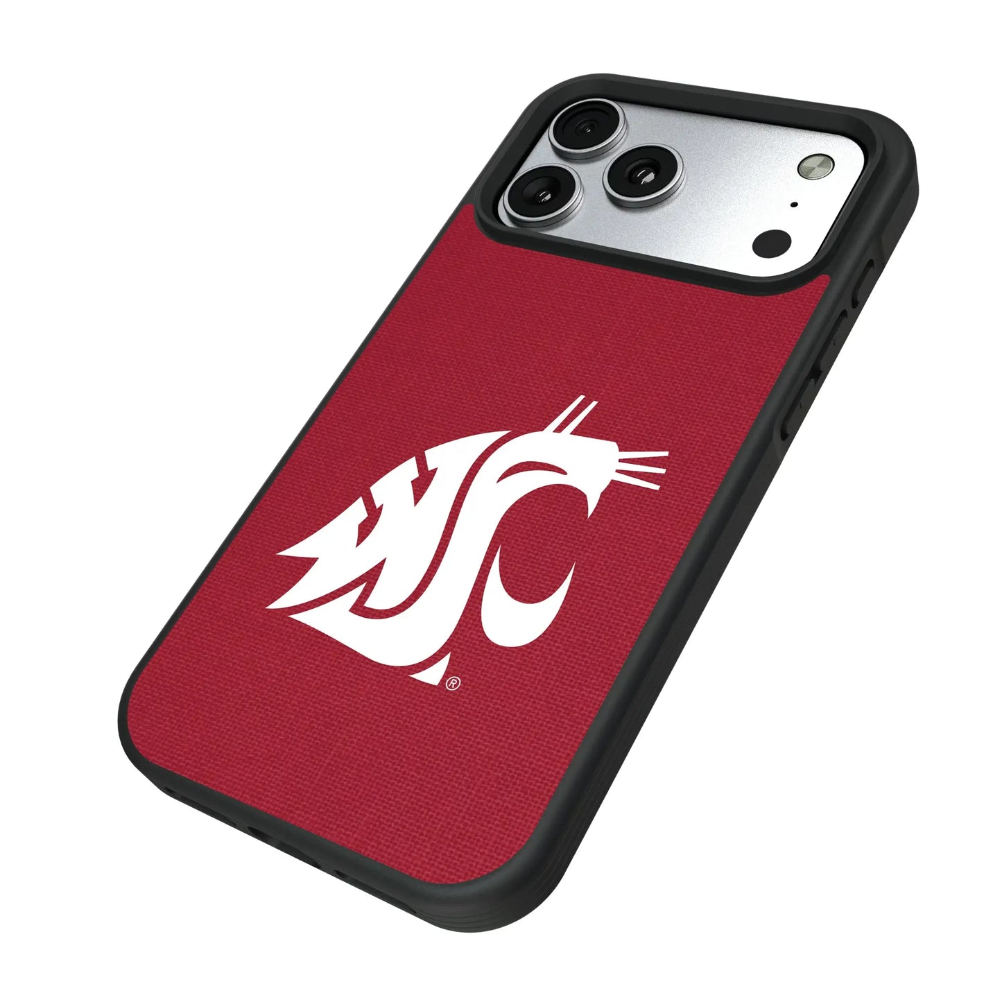 Washington State University Cougars Solid Bump Phone Case for Apple iPhone