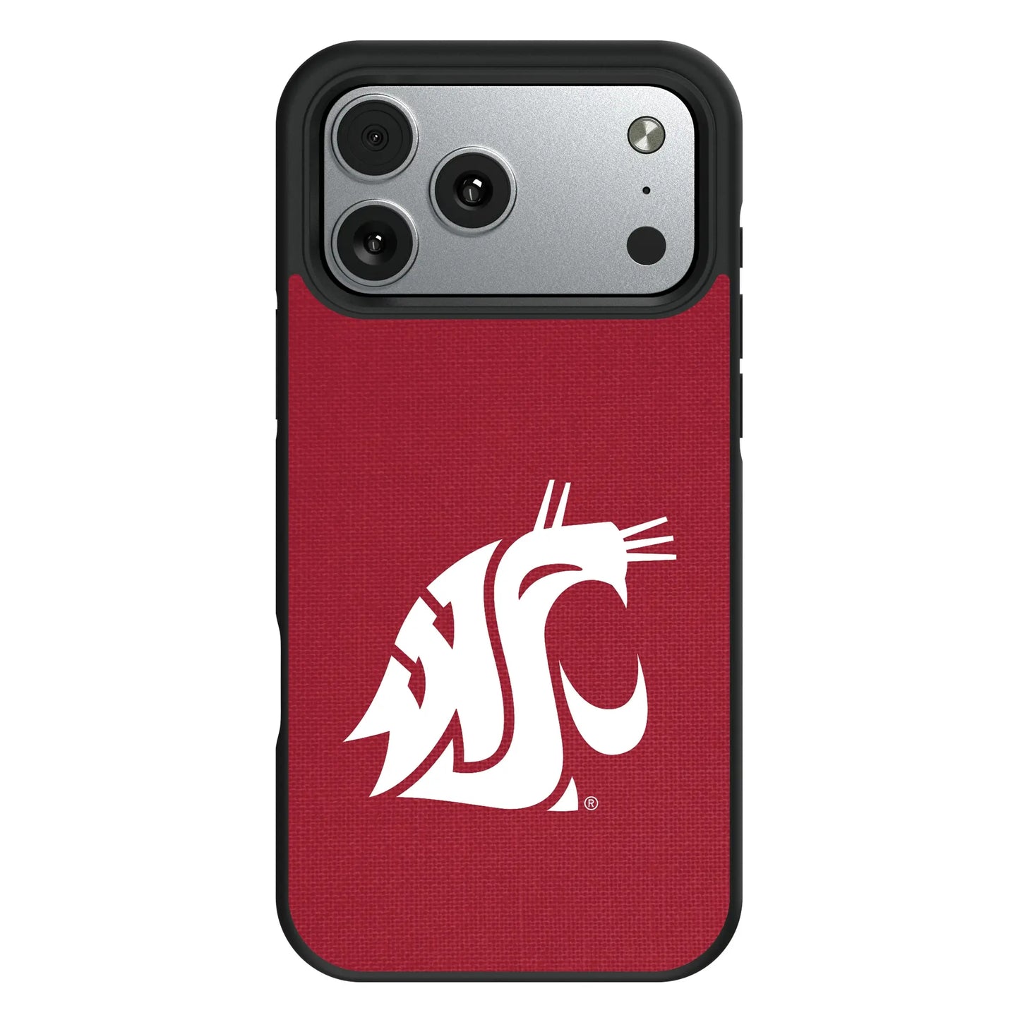 Washington State University Cougars Solid Bump Phone Case for Apple iPhone