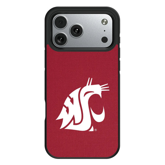 Washington State University Cougars Solid Bump Phone Case for Apple iPhone