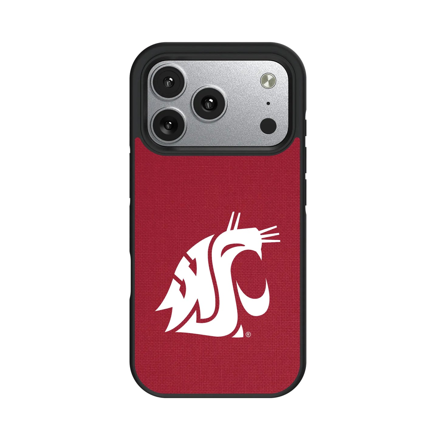 Washington State University Cougars Solid Bump Phone Case for Apple iPhone