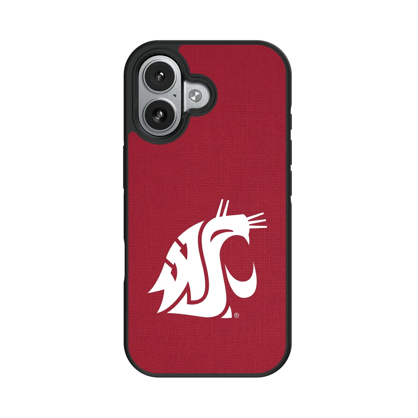 Washington State University Cougars Solid Bump Phone Case for Apple iPhone