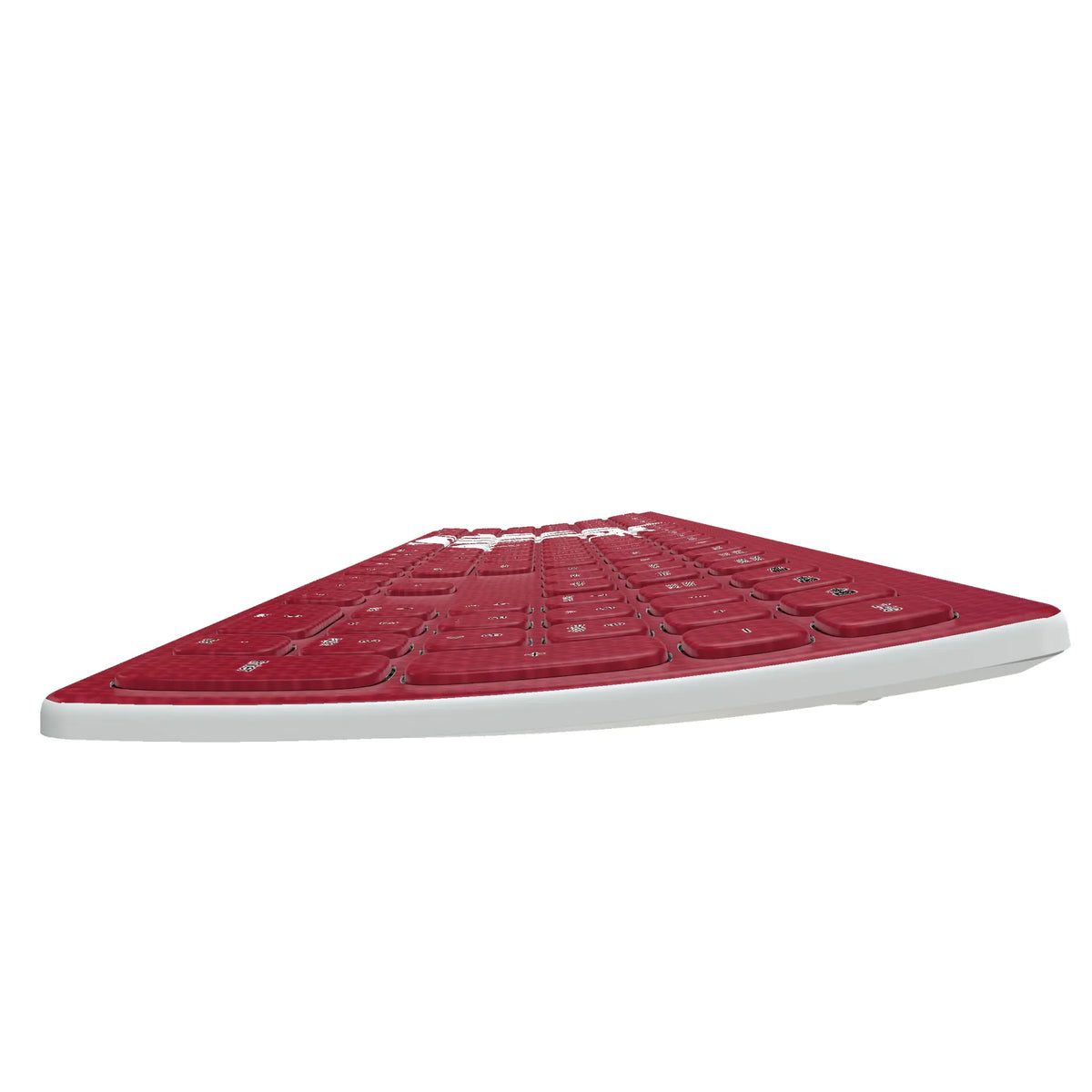 Washington State University Cougars Solid Curved Wireless Keyboard
