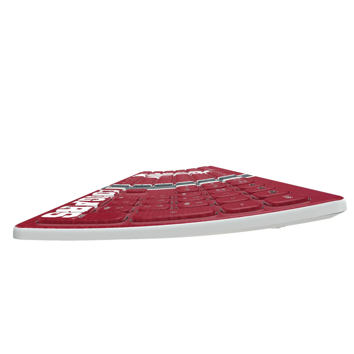 Washington State University Cougars Stripe Curved Wireless Keyboard