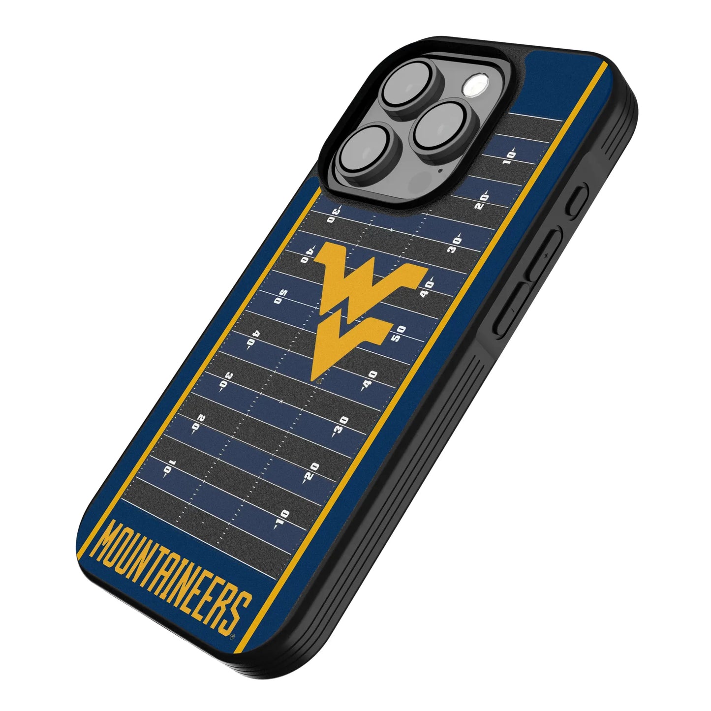 West Virginia University Mountaineers Field Bump Phone Case for Apple iPhone