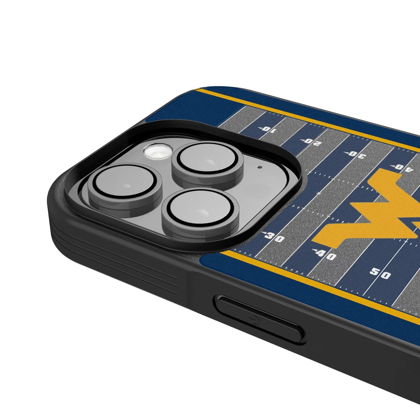 West Virginia University Mountaineers Field Bump Phone Case for Apple iPhone
