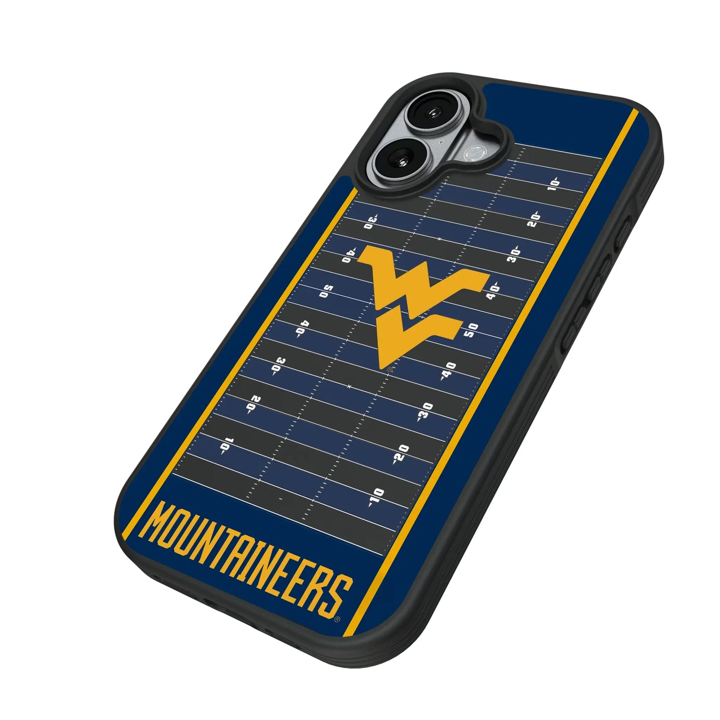 West Virginia University Mountaineers Field Bump Phone Case for Apple iPhone