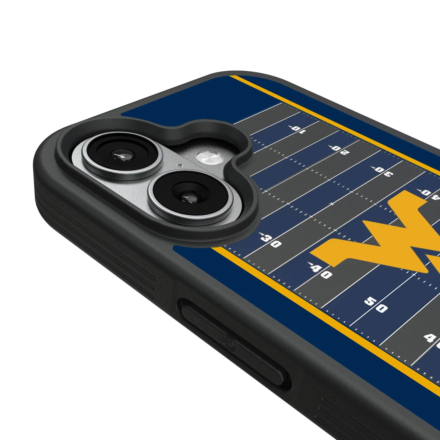 West Virginia University Mountaineers Field Bump Phone Case for Apple iPhone
