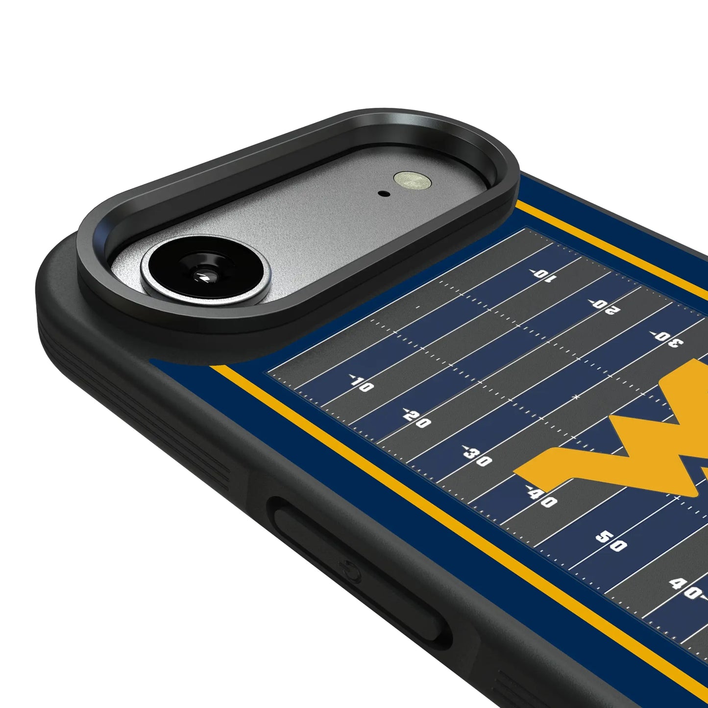 West Virginia University Mountaineers Field Bump Phone Case for Apple iPhone