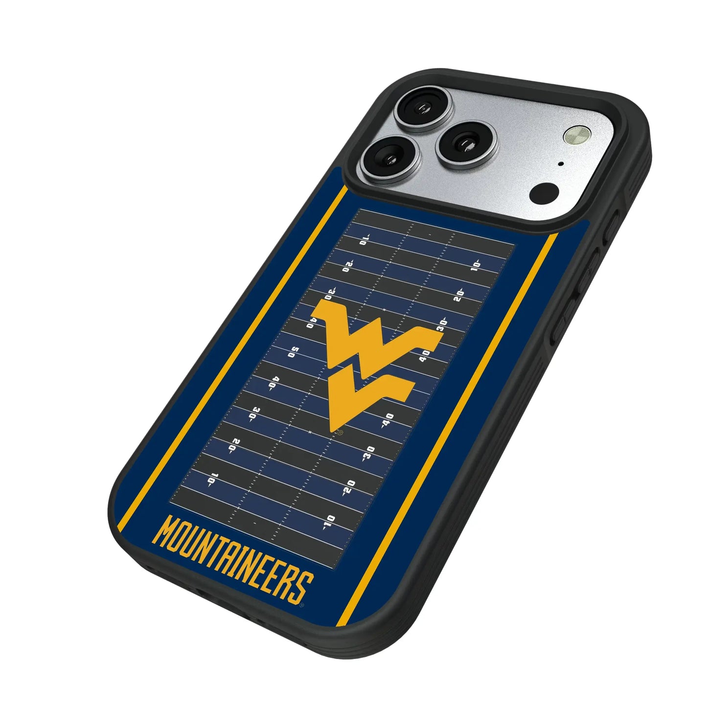 West Virginia University Mountaineers Field Bump Phone Case for Apple iPhone