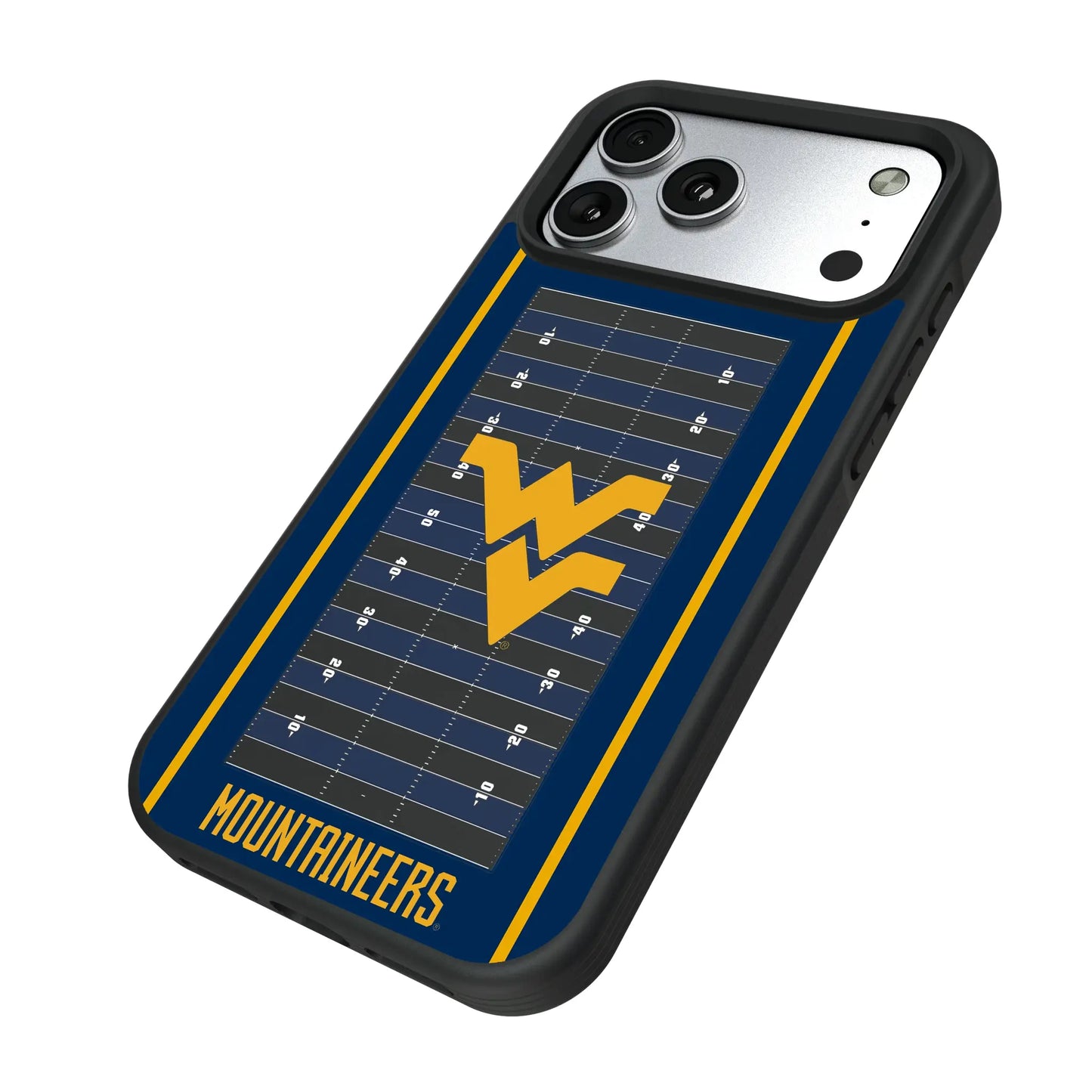 West Virginia University Mountaineers Field Bump Phone Case for Apple iPhone