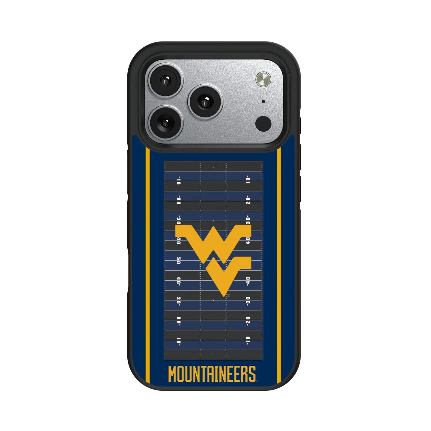 West Virginia University Mountaineers Field Bump Phone Case for Apple iPhone