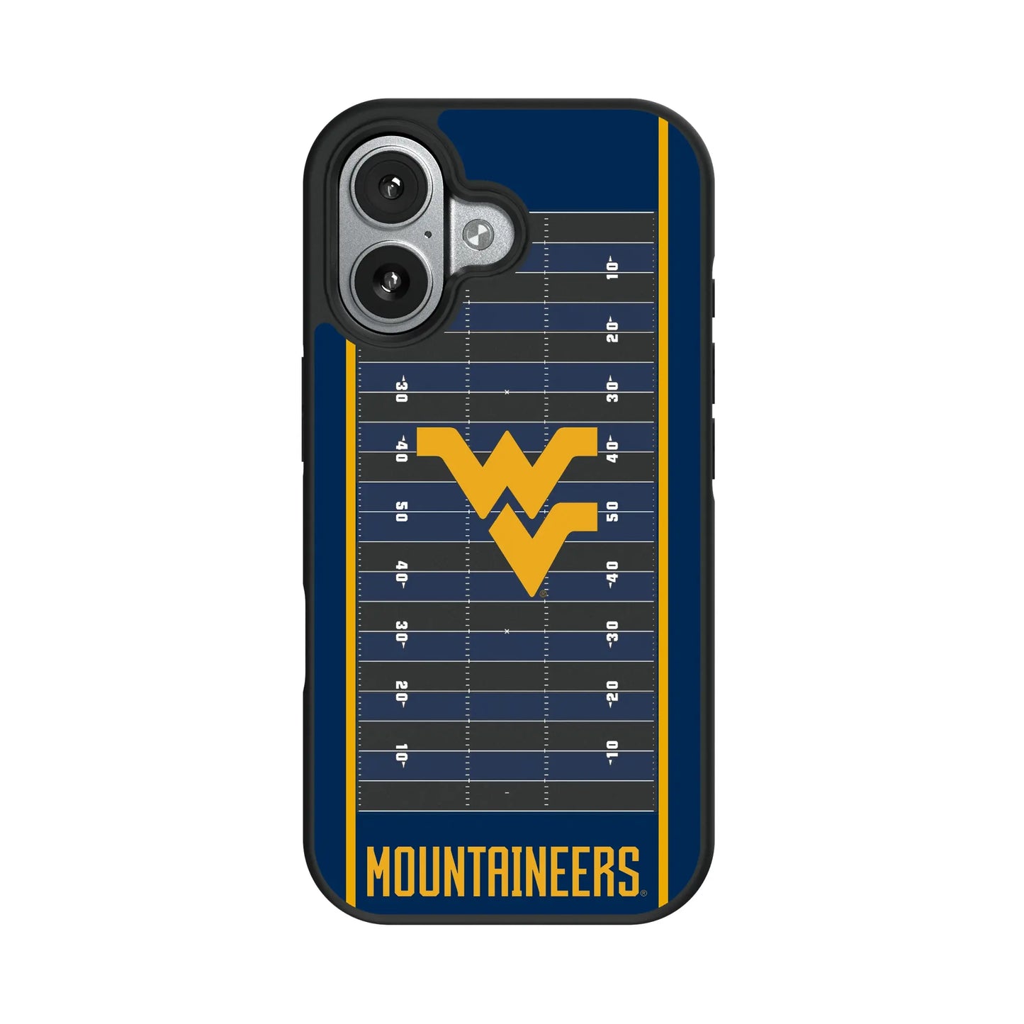 West Virginia University Mountaineers Field Bump Phone Case for Apple iPhone