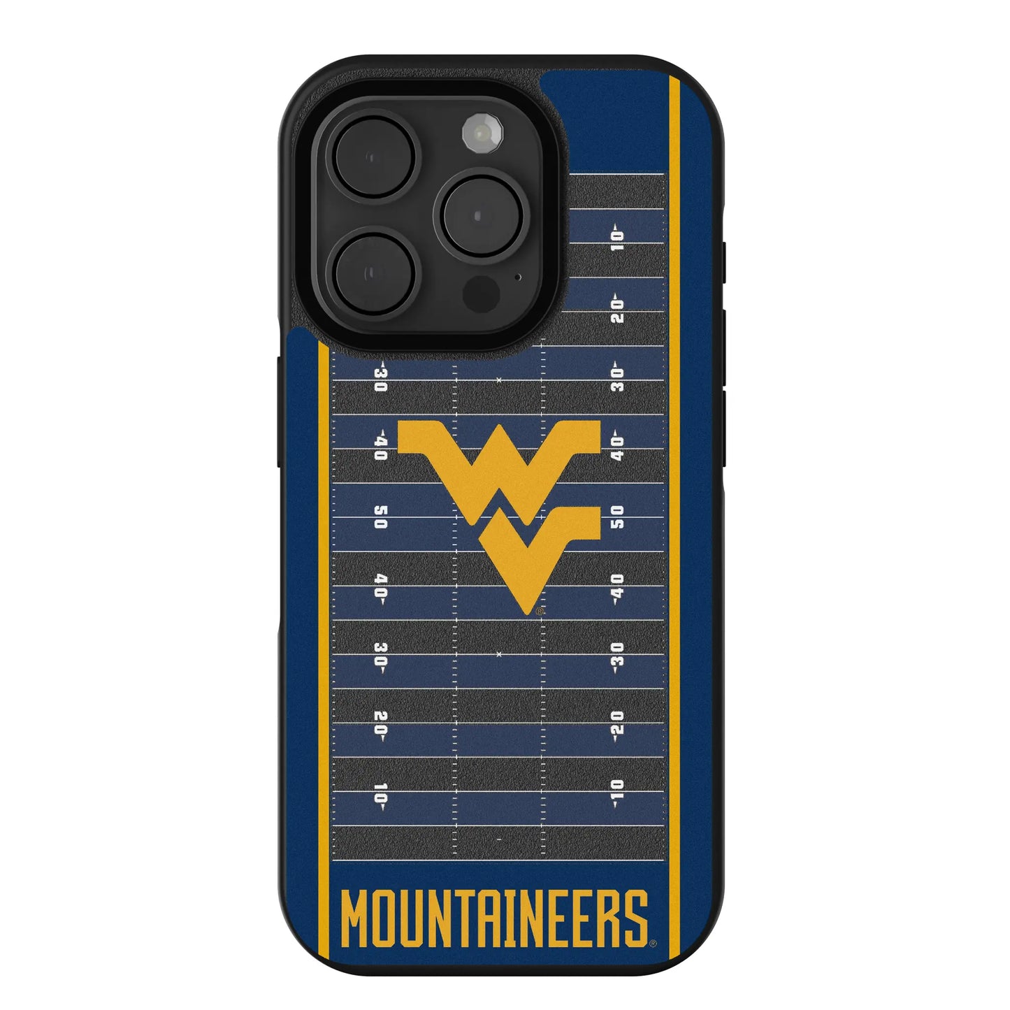 West Virginia University Mountaineers Field Bump Phone Case for Apple iPhone