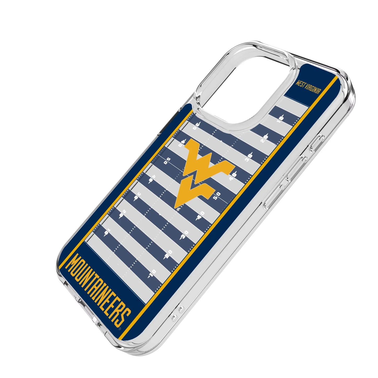 West Virginia University Mountaineers Field Clear Phone Case for Apple iPhone