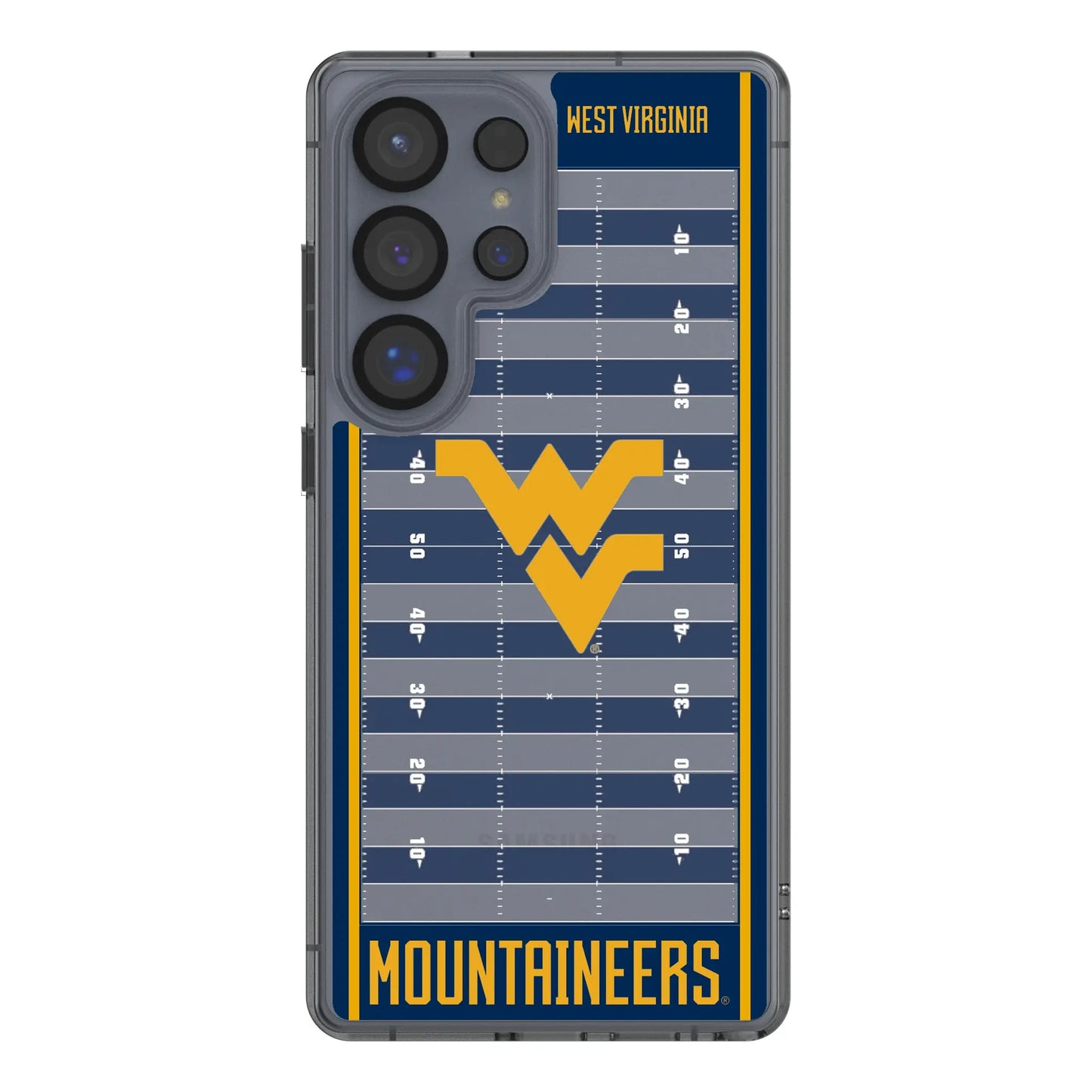West Virginia University Mountaineers Field Clear Phone Case for Samsung Galaxy