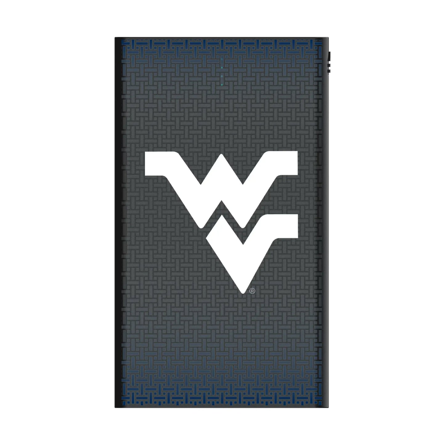 West Virginia University Mountaineers Linen 5000mAh Flat Powerbank