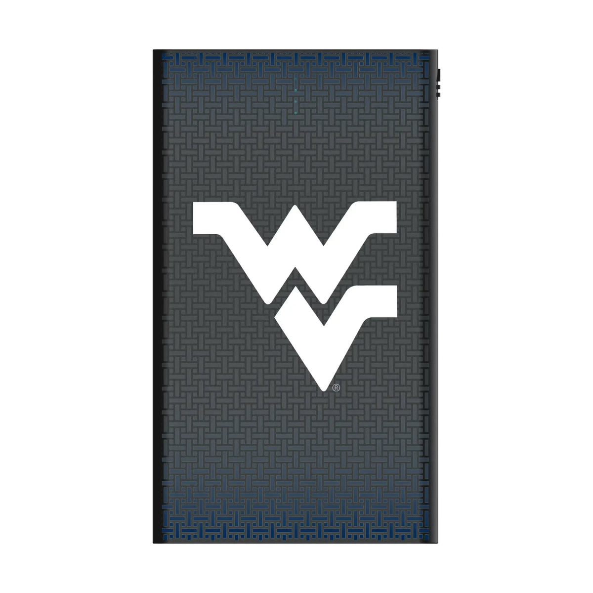 West Virginia University Mountaineers Linen 5000mAh Flat Powerbank