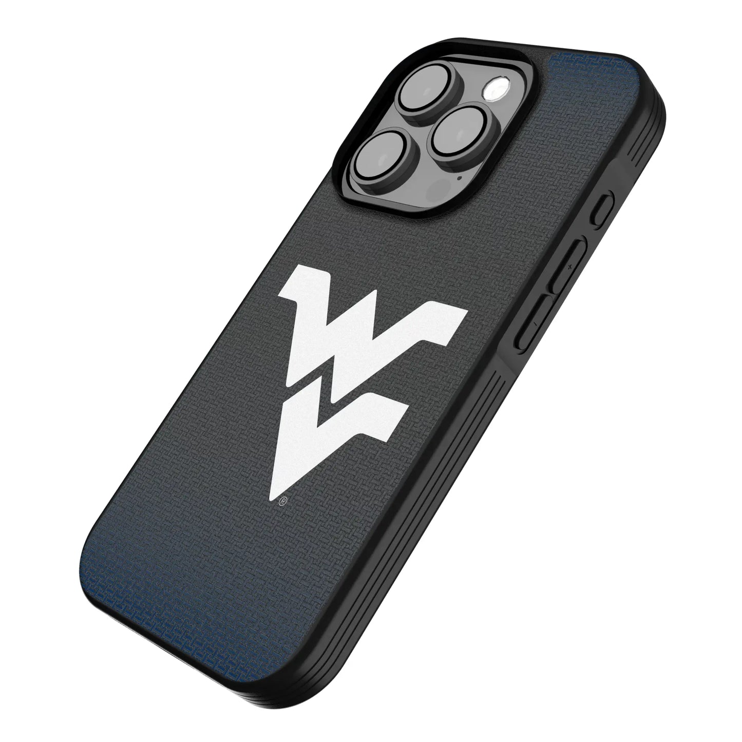 West Virginia University Mountaineers Linen Bump Phone Case for Apple iPhone