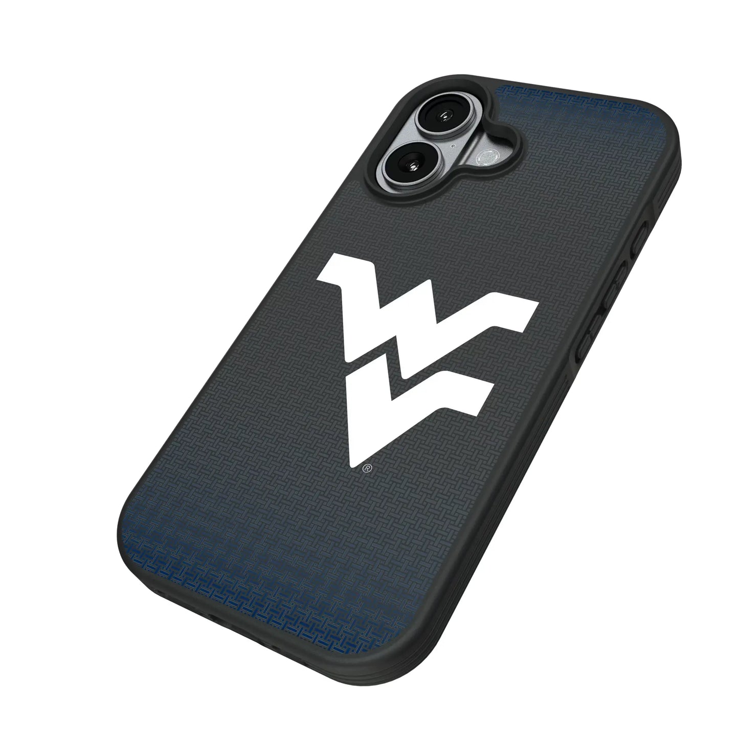 West Virginia University Mountaineers Linen Bump Phone Case for Apple iPhone