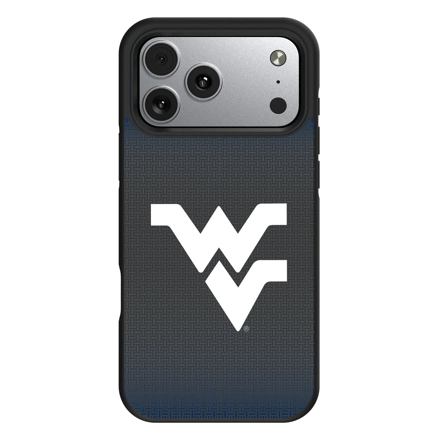 West Virginia University Mountaineers Linen Bump Phone Case for Apple iPhone