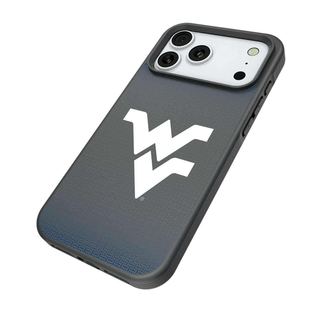 West Virginia University Mountaineers Linen Bump Phone Case for Apple iPhone