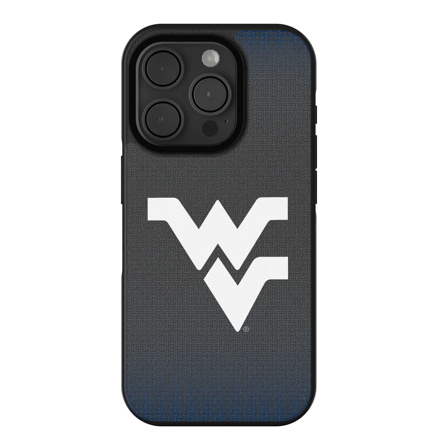 West Virginia University Mountaineers Linen Bump Phone Case for Apple iPhone