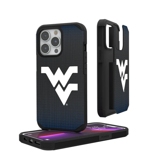 West Virginia University Mountaineers Linen Rugged Phone Case for Apple iPhone