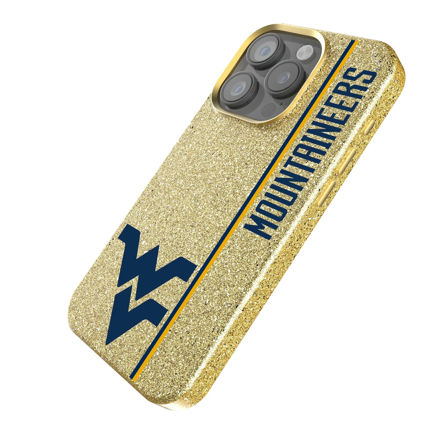 West Virginia University Mountaineers Sidebar Bling Phone Case for Apple iPhone