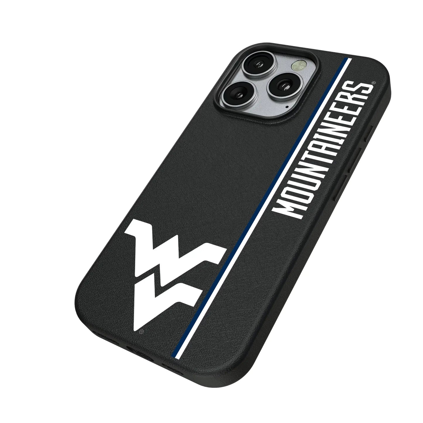 West Virginia University Mountaineers Sidebar MagSafe Compatible Phone Case for Apple iPhone