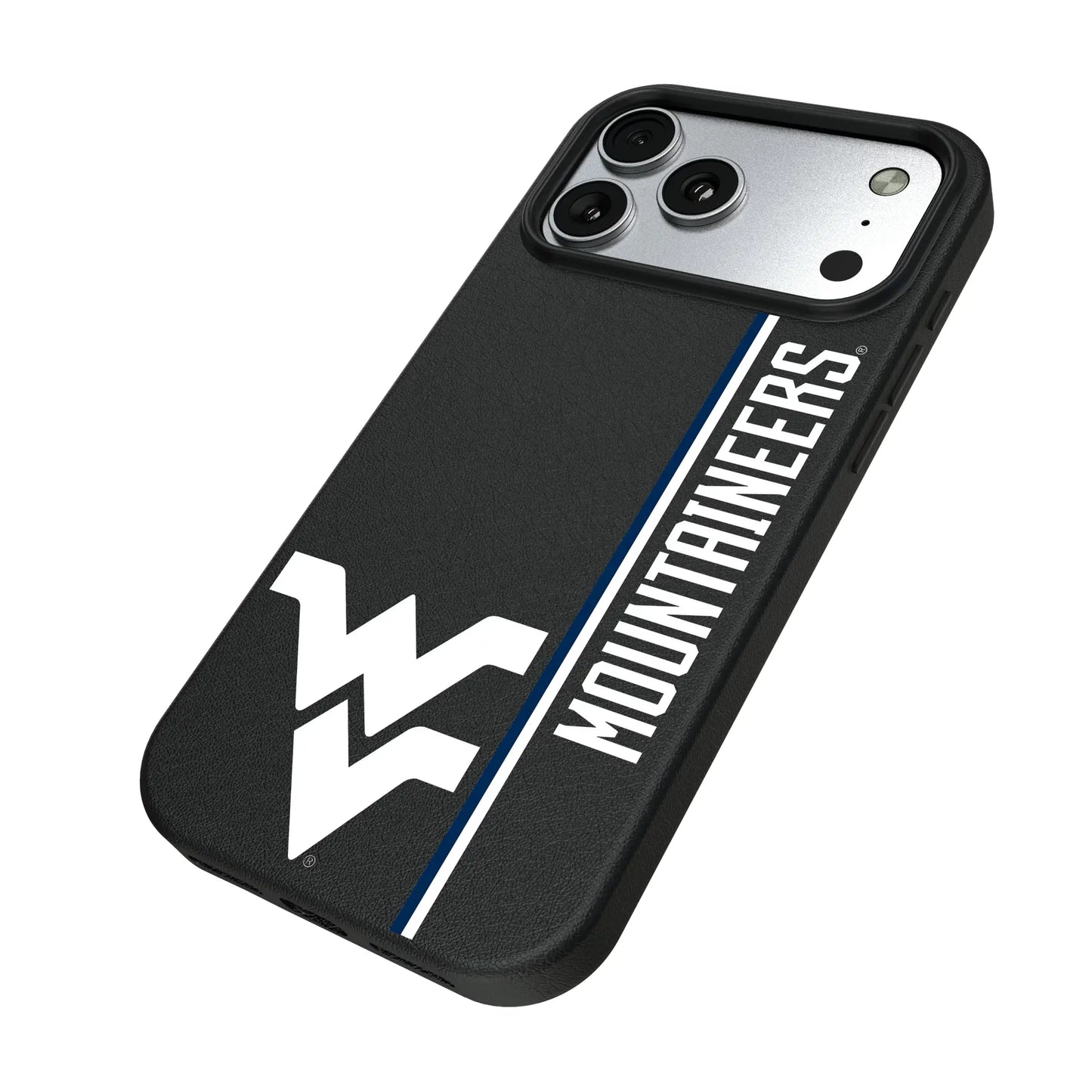 West Virginia University Mountaineers Sidebar MagSafe Compatible Phone Case for Apple iPhone