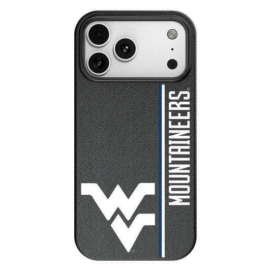 West Virginia University Mountaineers Sidebar MagSafe Compatible Phone Case for Apple iPhone