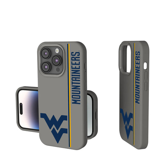 West Virginia University Mountaineers Sidebar Soft Touch Phone Case for Apple iPhone