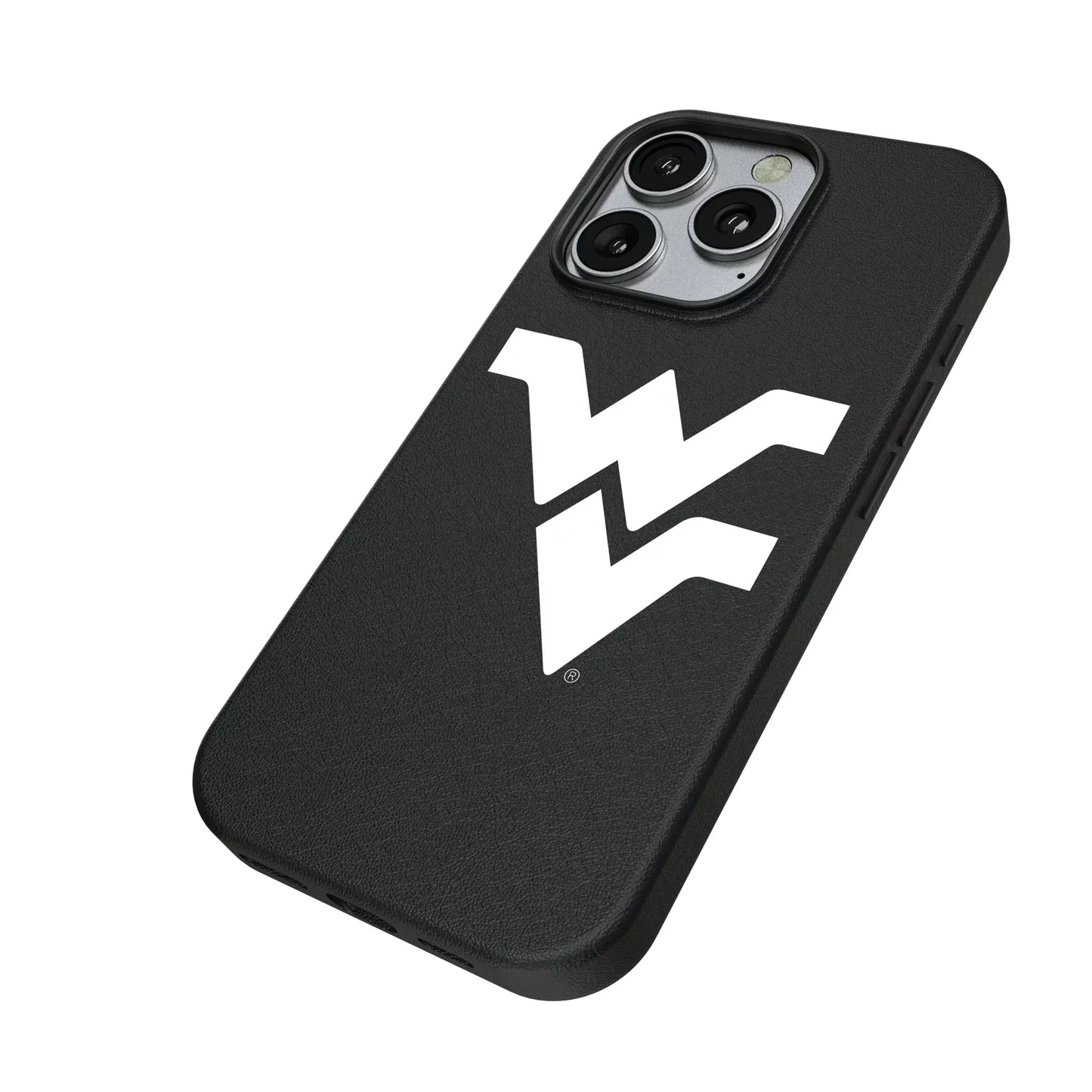 West Virginia University Mountaineers Text Backdrop MagSafe Compatible Phone Case for Apple iPhone