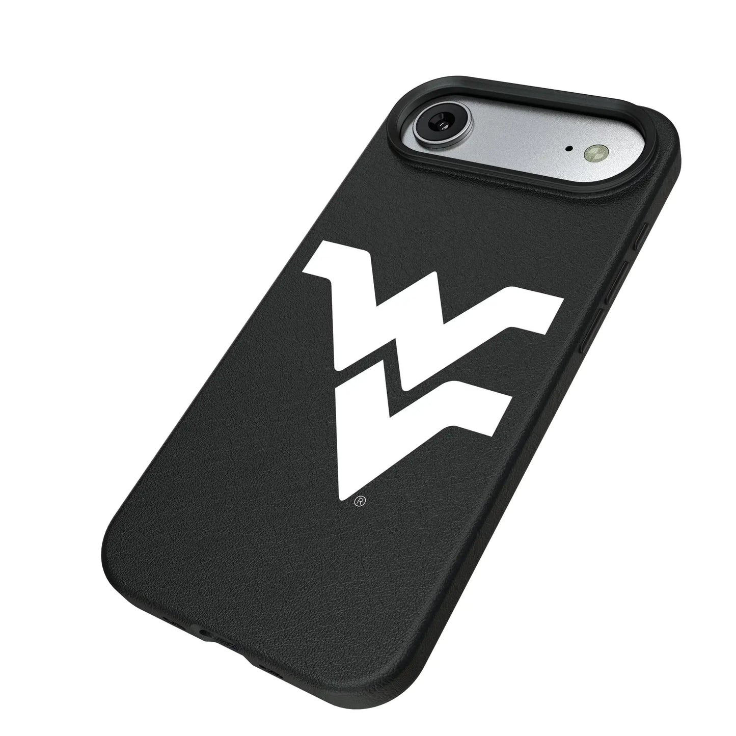 West Virginia University Mountaineers Text Backdrop MagSafe Compatible Phone Case for Apple iPhone