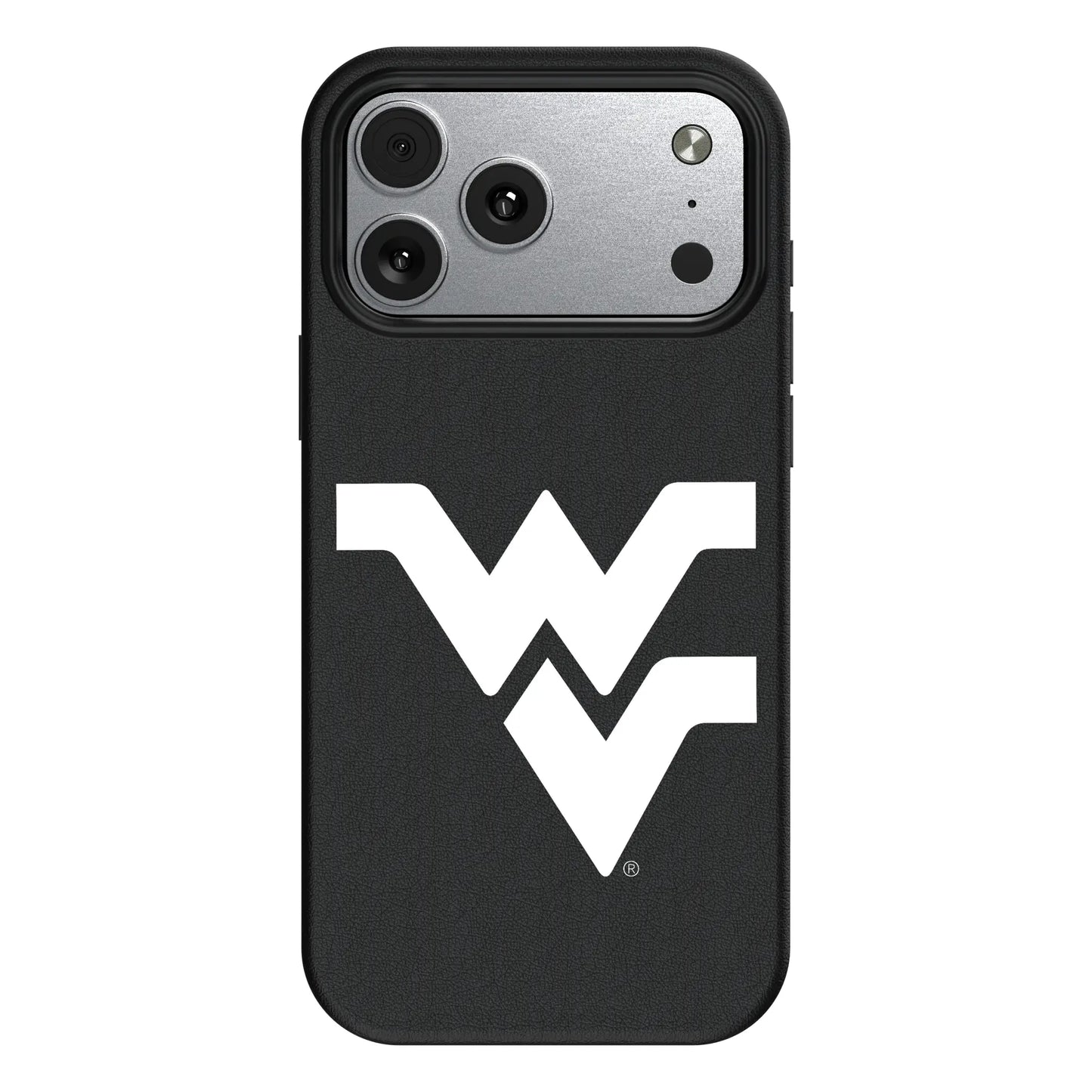 West Virginia University Mountaineers Text Backdrop MagSafe Compatible Phone Case for Apple iPhone