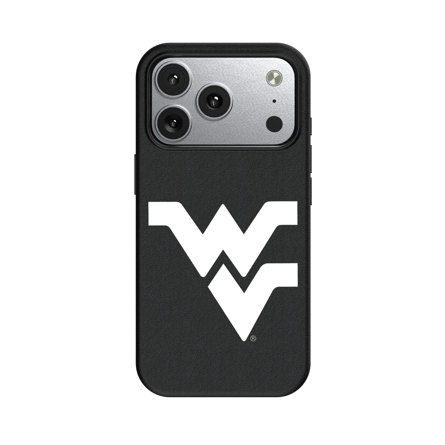 West Virginia University Mountaineers Text Backdrop MagSafe Compatible Phone Case for Apple iPhone