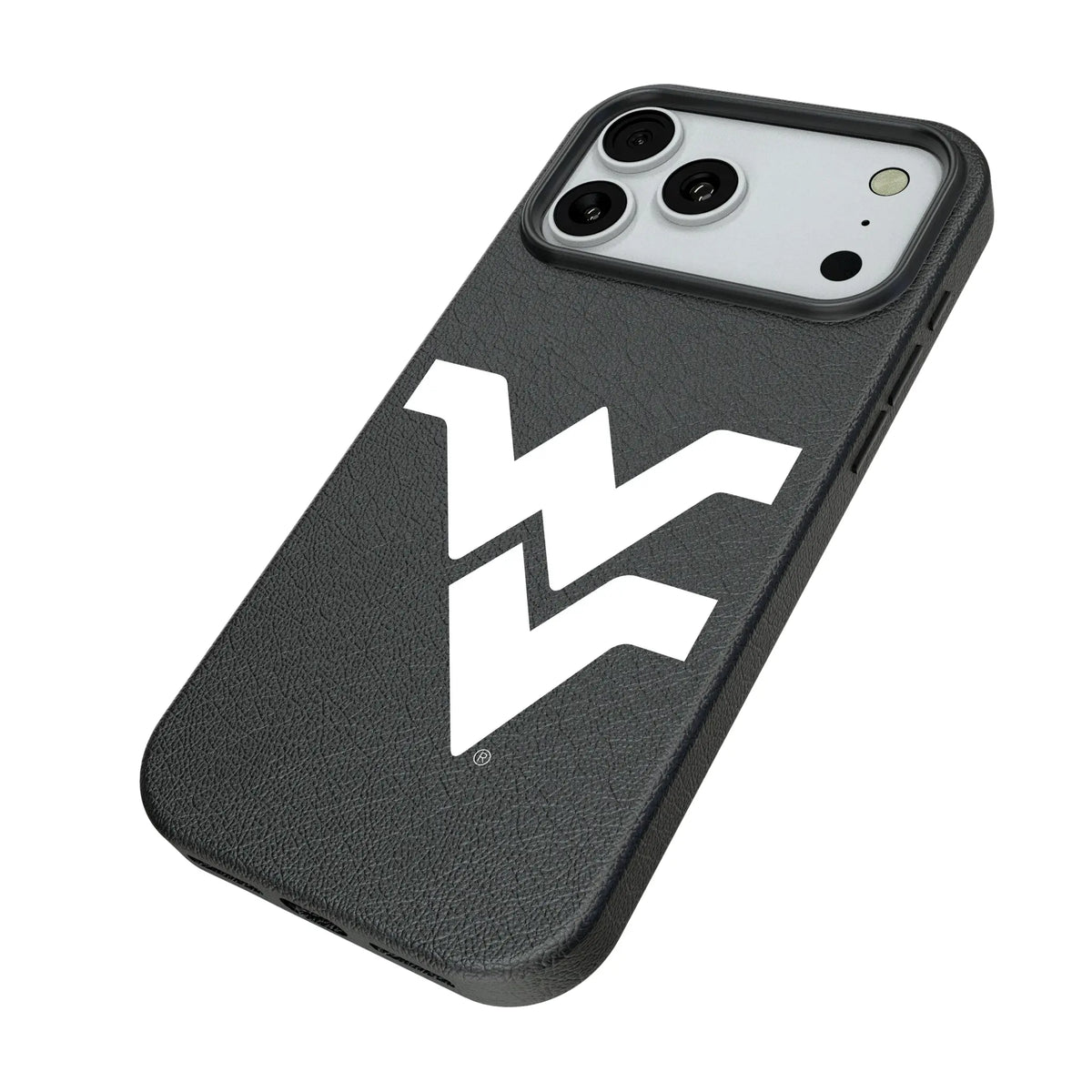 West Virginia University Mountaineers Text Backdrop MagSafe Compatible Phone Case for Apple iPhone