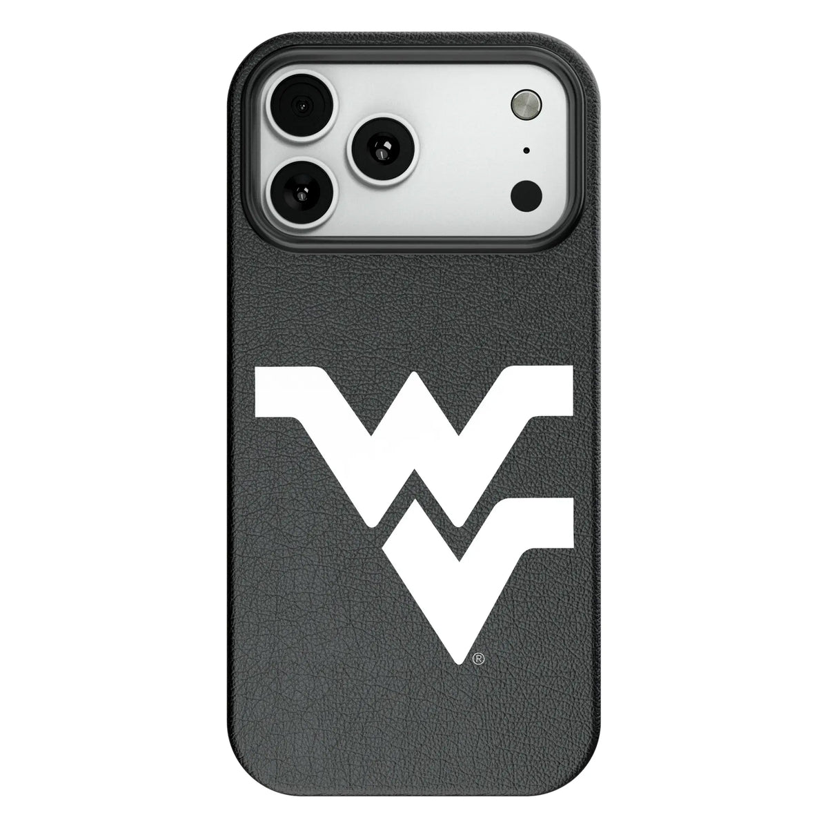 West Virginia University Mountaineers Text Backdrop MagSafe Compatible Phone Case for Apple iPhone