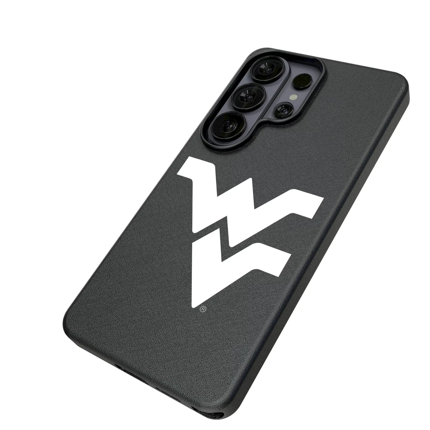 West Virginia University Mountaineers Text Backdrop MagSafe Compatible Phone Case for Samsung Galaxy