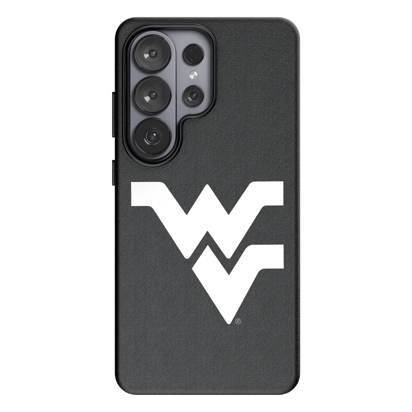 West Virginia University Mountaineers Text Backdrop MagSafe Compatible Phone Case for Samsung Galaxy