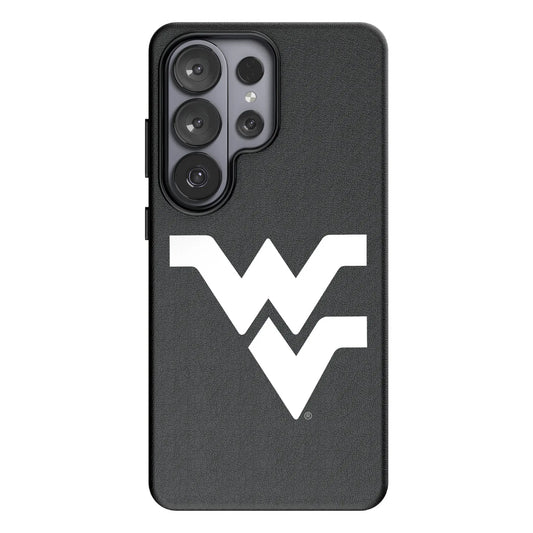 West Virginia University Mountaineers Text Backdrop MagSafe Compatible Phone Case for Samsung Galaxy